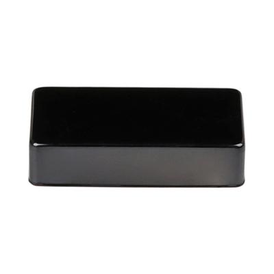 Schwarze Gitarren-Tonabnehmerabdeckung, Keine Bohrung Bass-Humbucker-Abdeckung Ersatz für Tonabnehmer von E-Gitarre Gitarren-Tonabnehmerabdeckung