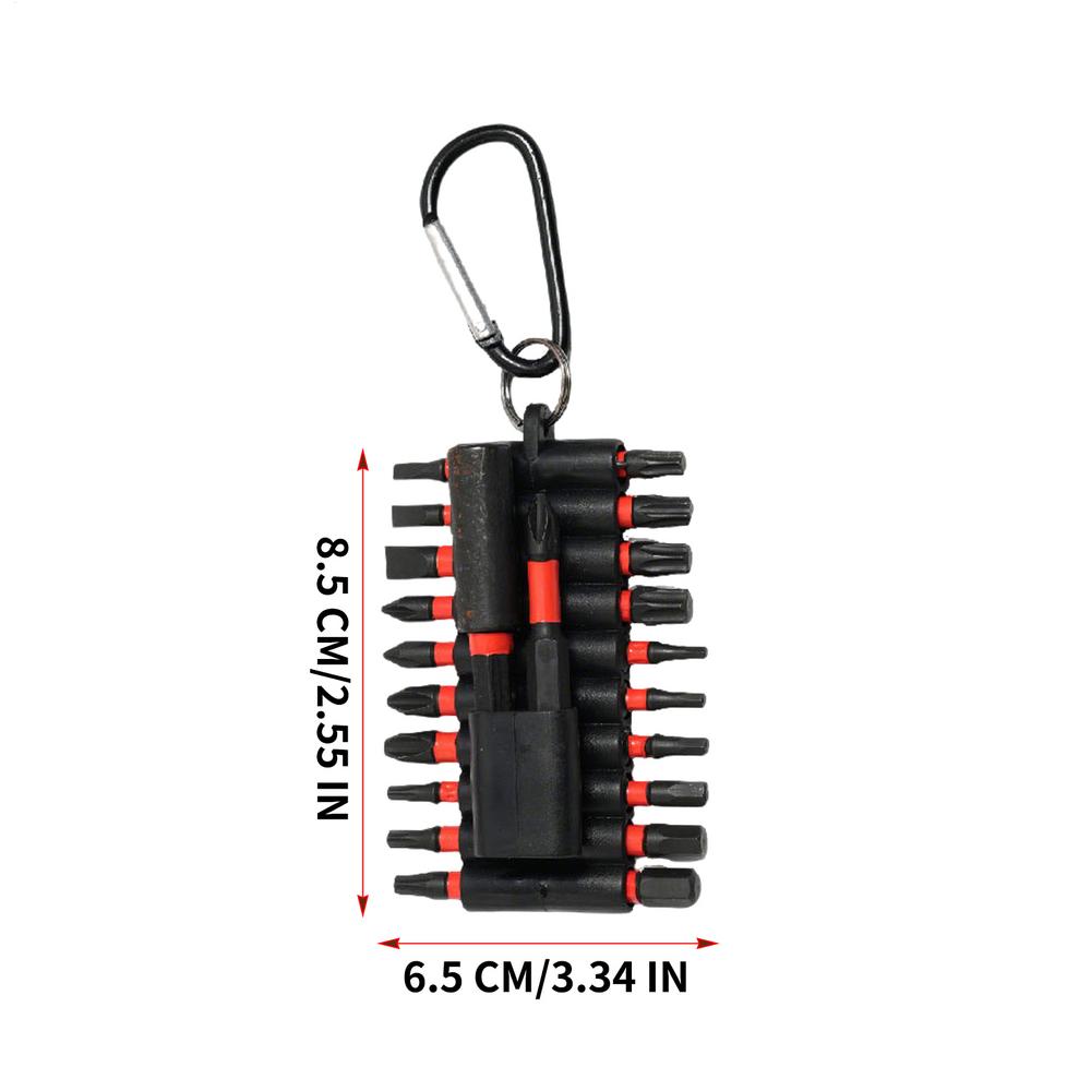 Screwdriver Bit 22 Pcs Impact Screwdriver Bits Set with Organizer Sleeve Magnetic S2 Steel Multi Driver Bits and 1Pc Bit Holder