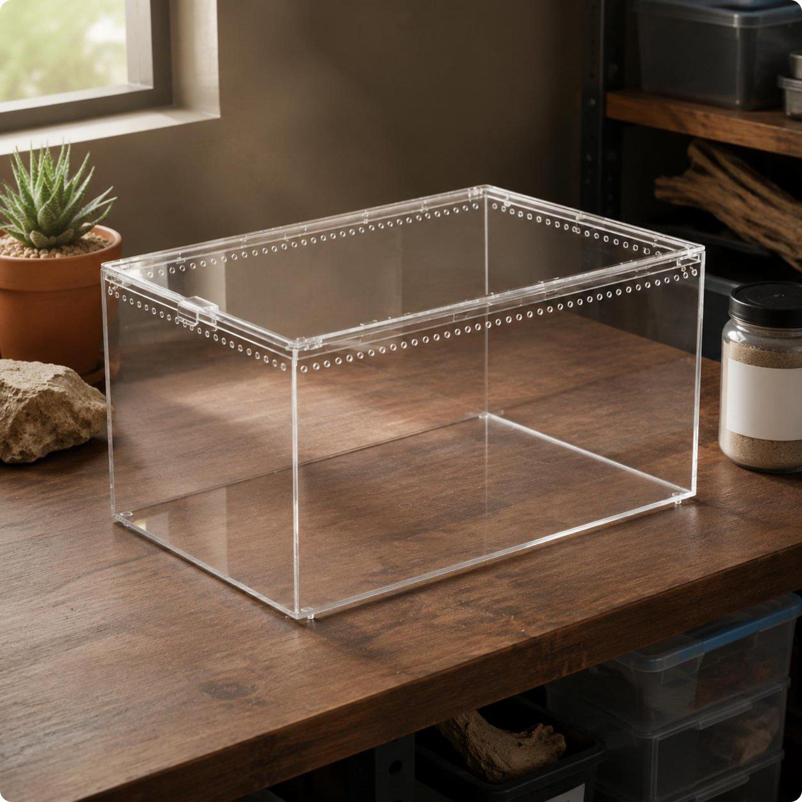 Gecko Habitat Sleek Design Reptile Tank