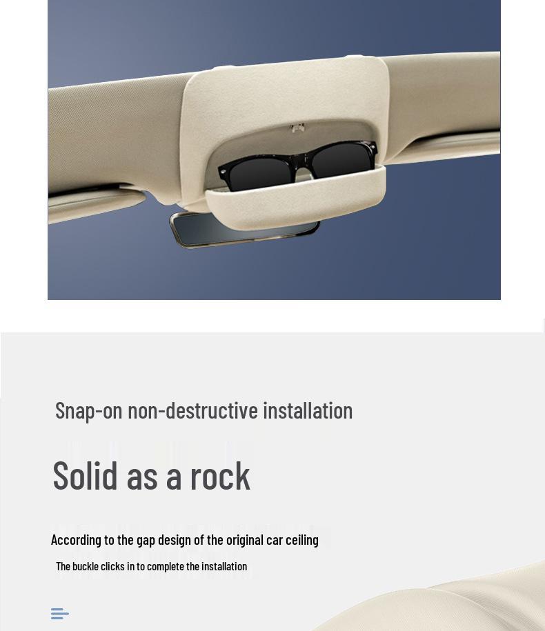 AITO M5/M7 Auto Brillenhalter: Multifunktionale Sonnenbrillenetui mit Clip