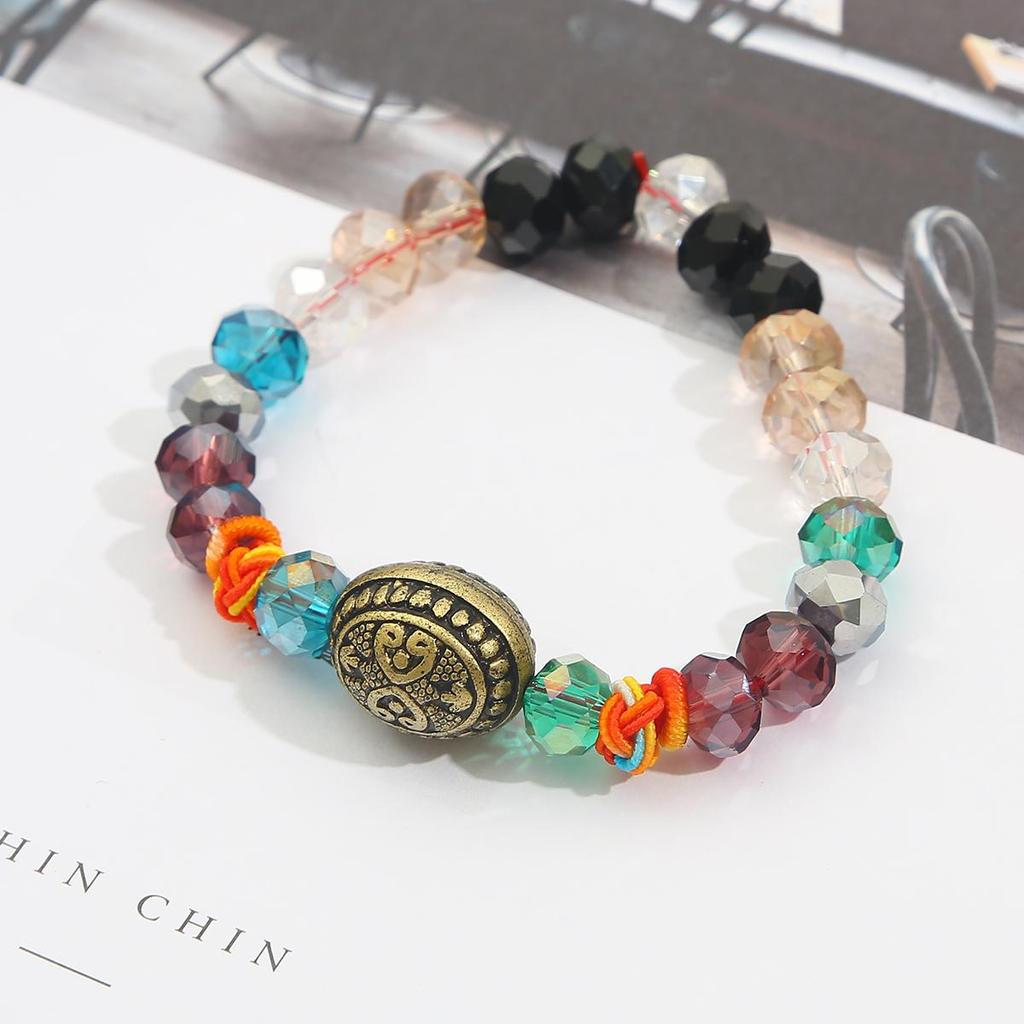 10st färgglada distansknut gör-det-själv-halsband armband rep distanshållare Flätad spole Rep Kedjeände Spänne Smycketillbehör Hitta