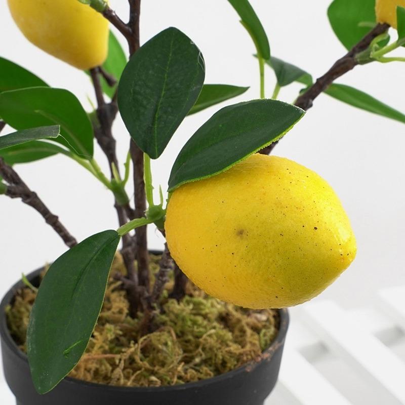 Artificial Plants Bonsai Fruit Tree Potted for Home Wedding Room Decor Flower Fake Fruit Potted Plants