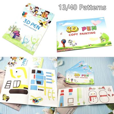Toys Kid Gifts 3D Pen Tool Template 3D Printing Album Paper Book Accessories Drawing Stencils