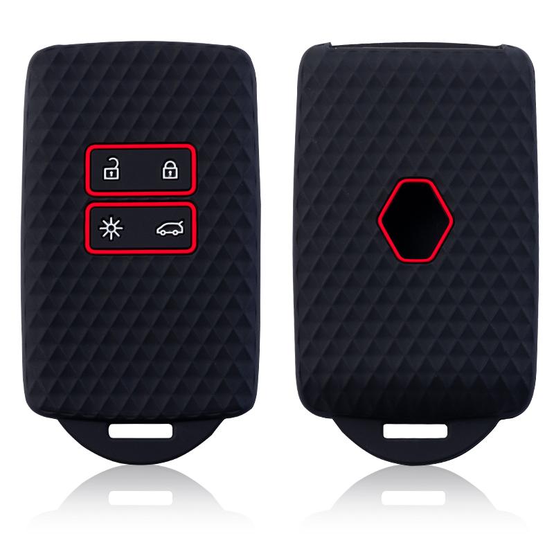 Silicone Car Key Case Cover Shell For Renault Koleos Captur Kadjar Megane Clio Talisman Scenic Arkana Zoe For Dacia Sandero