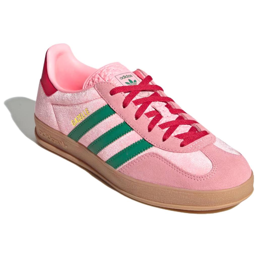 adidas Gazelle Indoor Glow Pink Court Green Dámské tenisky Guma JI2713