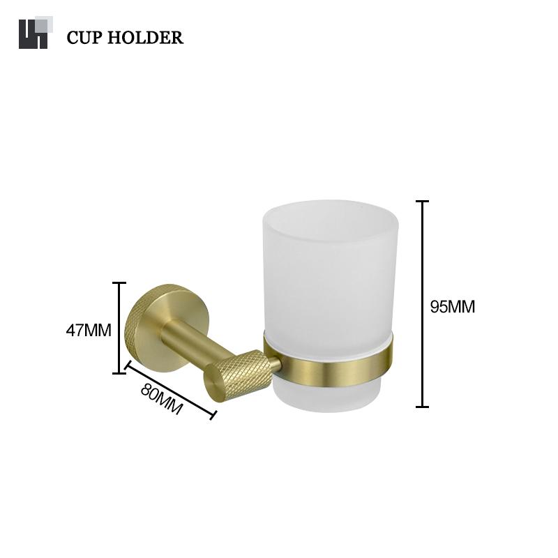 Brushed Gold Stainless Steel Knurling Towel Bar Holder Toilet Roll Holder Bathrobe Hook Hanger Towel Holder Bathroom Accessories
