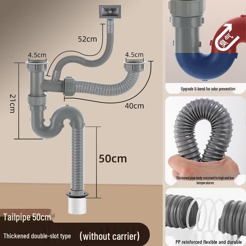 Tai You Qian Double Sink Drain Kit