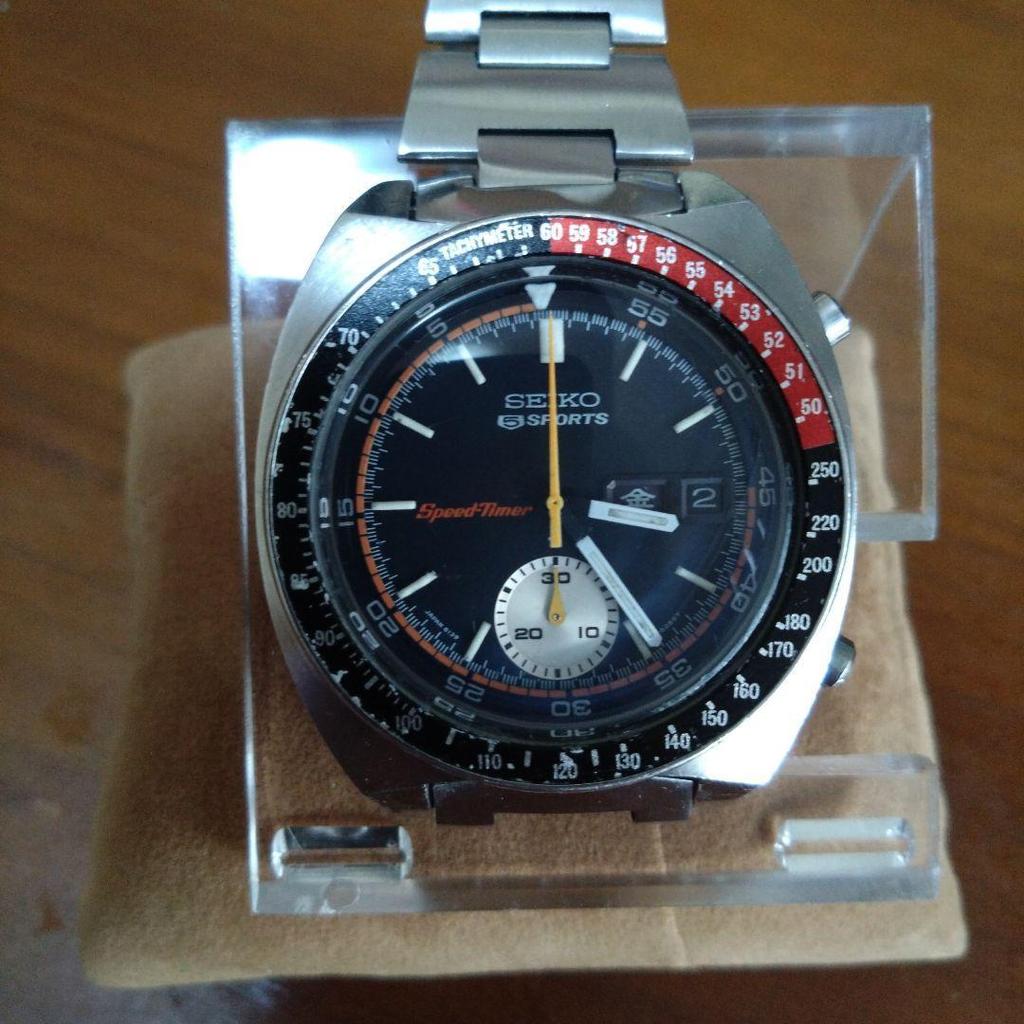 Used SEIKO 5 SPORTS Speed-Timer 6139 Automatic Watch