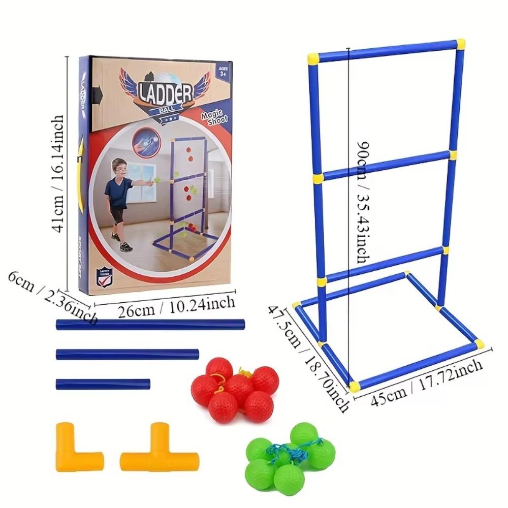 

Ladder Toss Outdoor Game Set With Balls Ladder Ball Toss Game Family Sports Toy For Outdoor Backyard Lawn Gift For Boys Girls