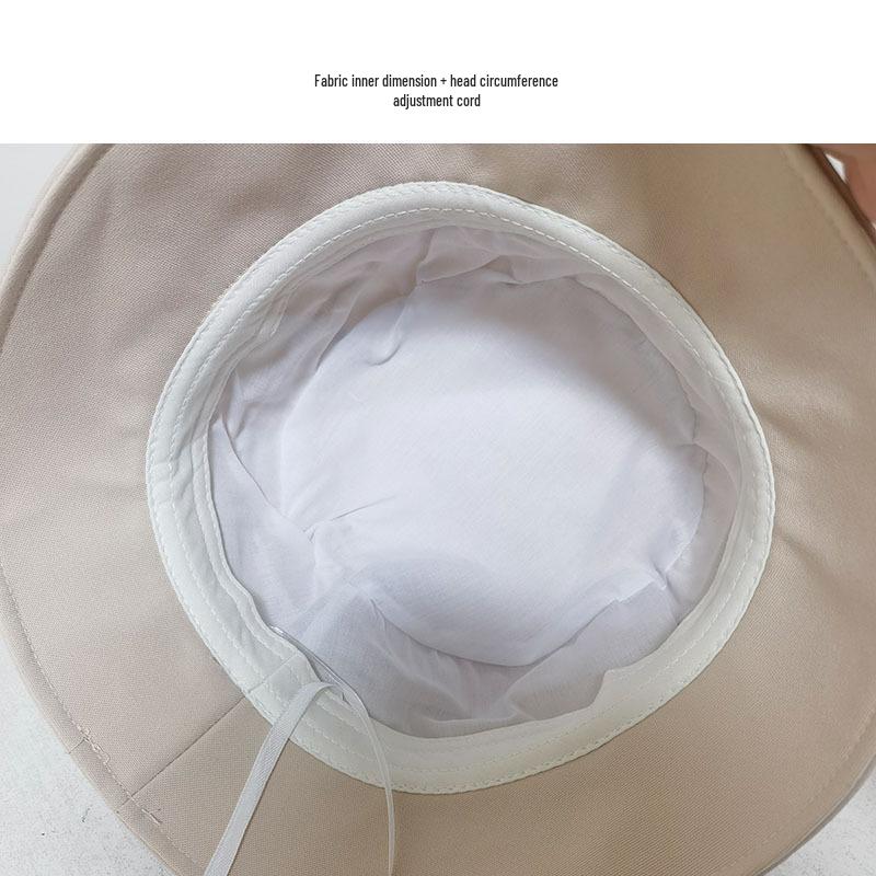 Women's Elegant Color-Block Bucket Hat for Spring and Autumn