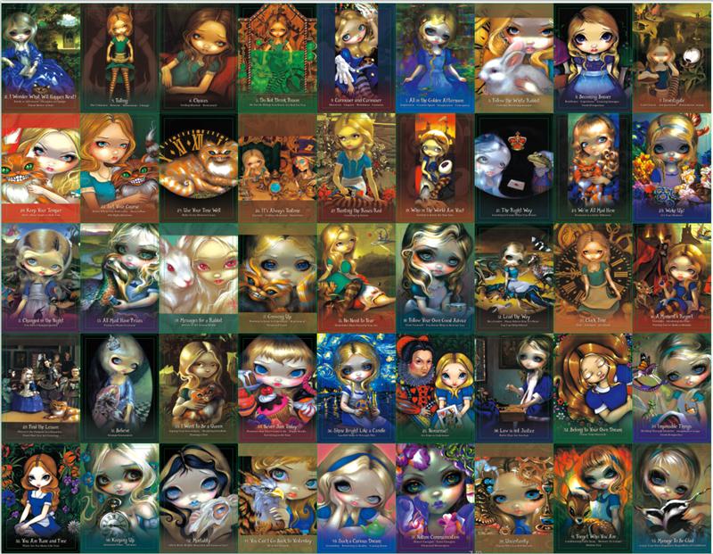 Tarot Cards Fun Full English Version Tarot Deck Board Game for Alice The Wonderland Oracle