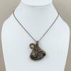 Stingray Coral Handmade Copper Wire Wrap Jewelry Pendant 2.17" l5g86