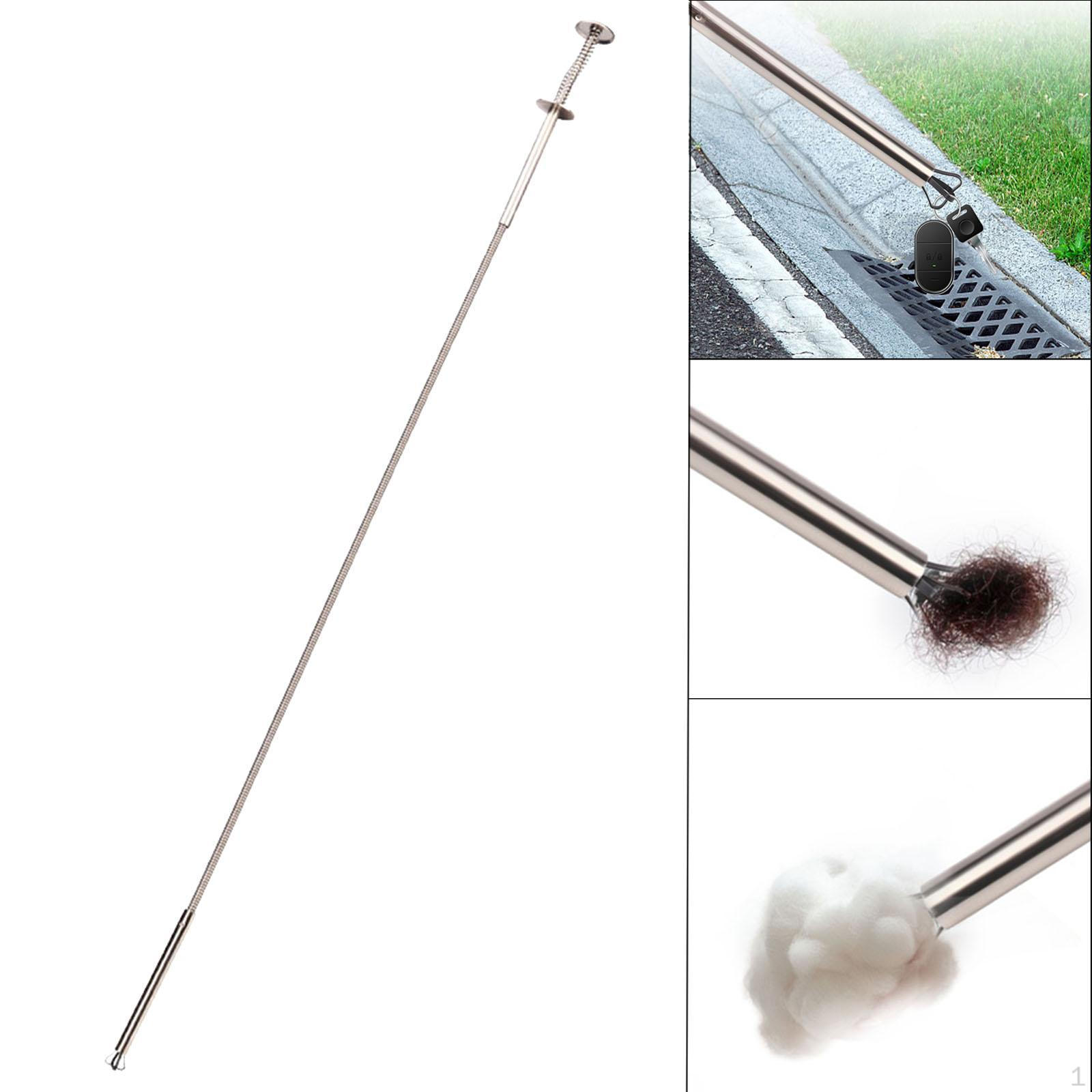 

Змея для прочистки стоков из нержавеющей стали с захватами Инструмент для захвата Открыватель стоков Чистка для