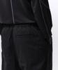 Musinsa Standard [City Leisure] Fleece-Lined Wide Belted Parachute Pants [Black]