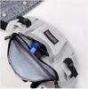 Japanese Workwear Style Messenger Bag: Versatile Men's Waist, Shoulder, & Chest Bag for Sport, Cycling & Casual Use