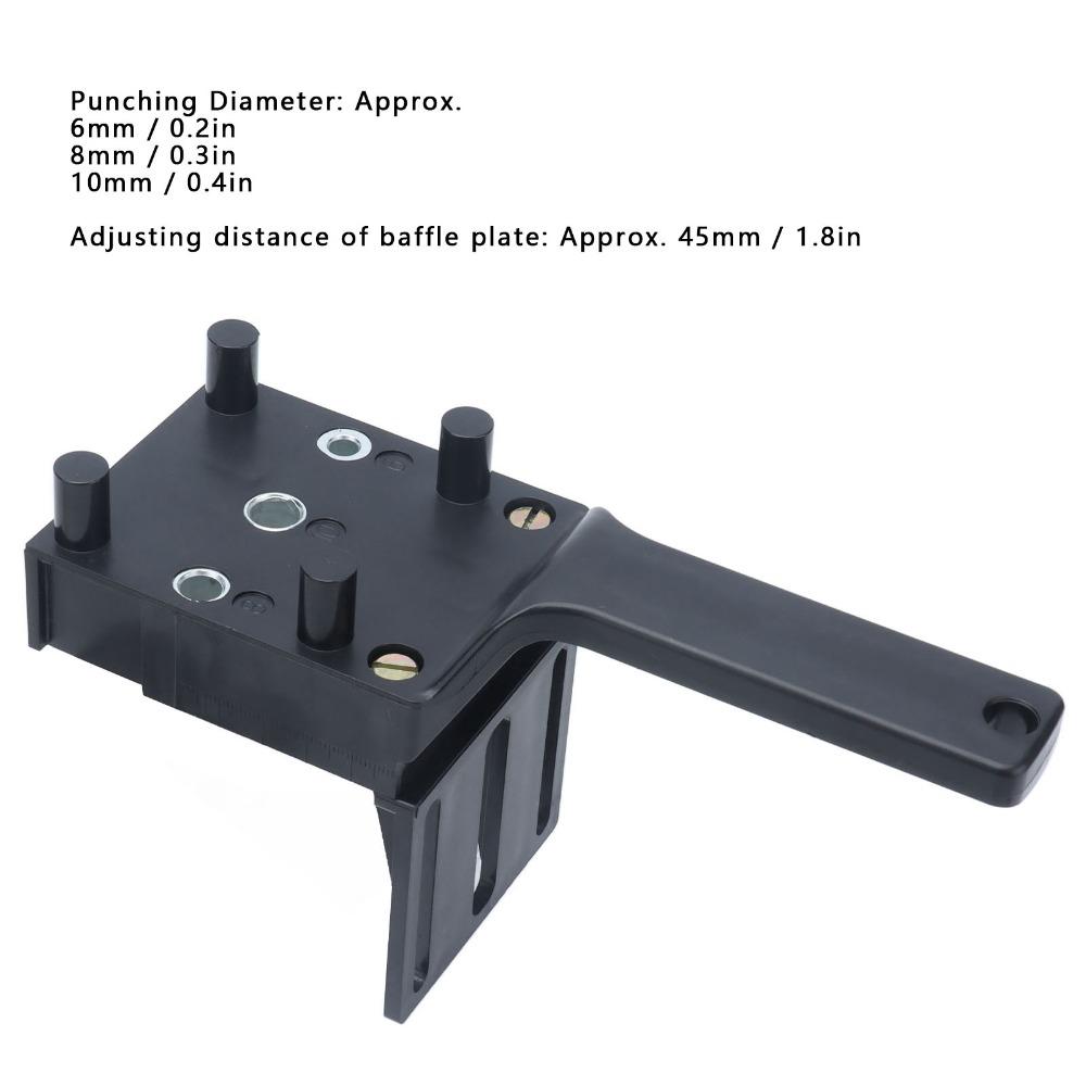 Handheld Drill Guide Professional Self Centering Jig Portable Hole Locator Tool For Carpenter
