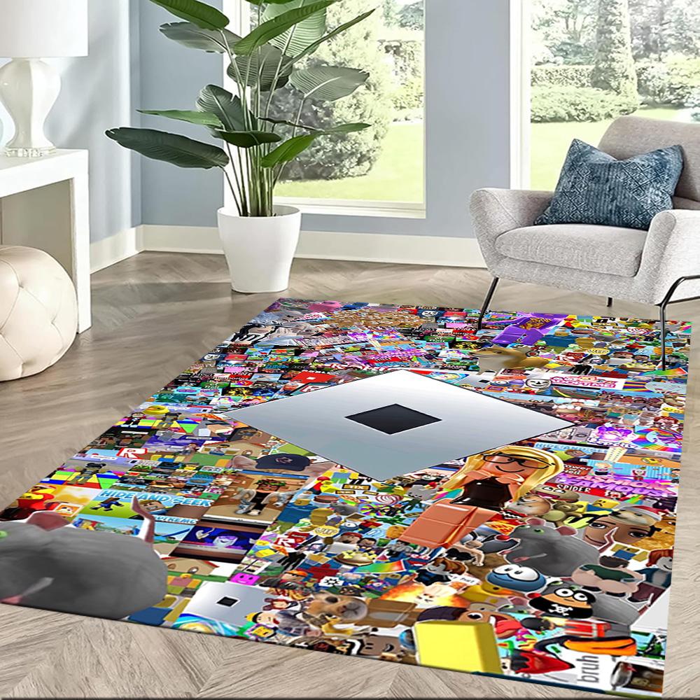 Roblox 419 Floor Rug Office Rug Perfect for Hallway Dormitory Kitchen Playrooms Anti-slip Rug Office home decor Wedding Party Gift
