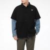 PUMA Shirts Men's Black Lapel Moderate Workwear (Unisex) Shirts 533739 01