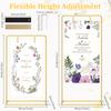 31.5x68.11/53.5 inch Poster Stand Adjustable Wedding Sign Holder Welcome Sign Stand Wedding Entrance Sign Decorative for Party