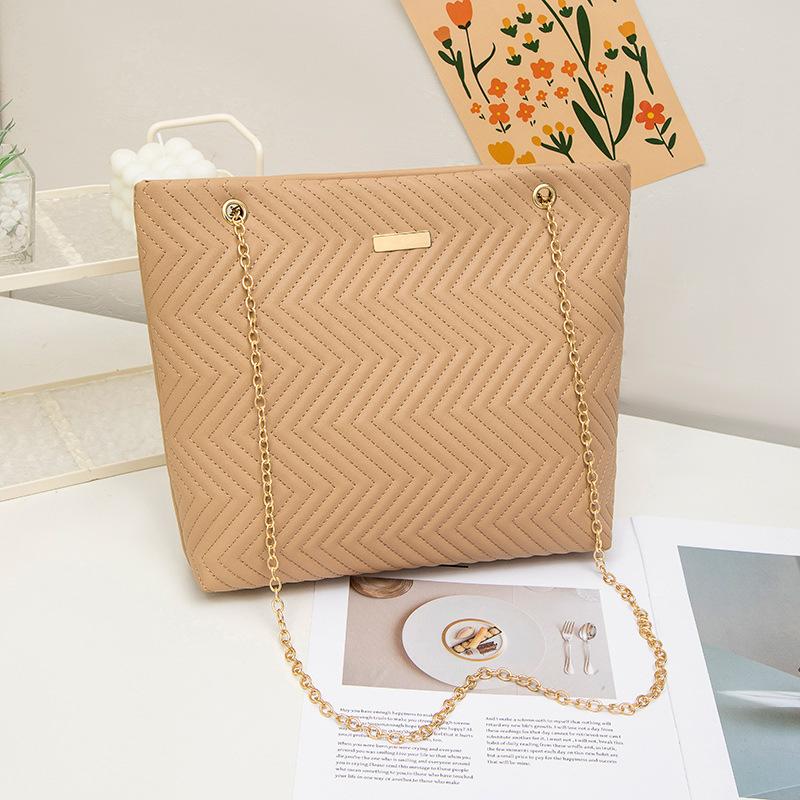 

Ladies bag autumn and winter new fashion large bag simple shopping bag one shoulder messenger bag хаки