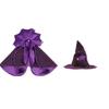 Cloth Pet Witch Cloak Soft Dog Witch Costume Funny Halloween Pet Cloak  Cat
