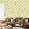 Checkerboard Wallpaper Cream, White and Yellow for Living Room and Bedroom 50x1000