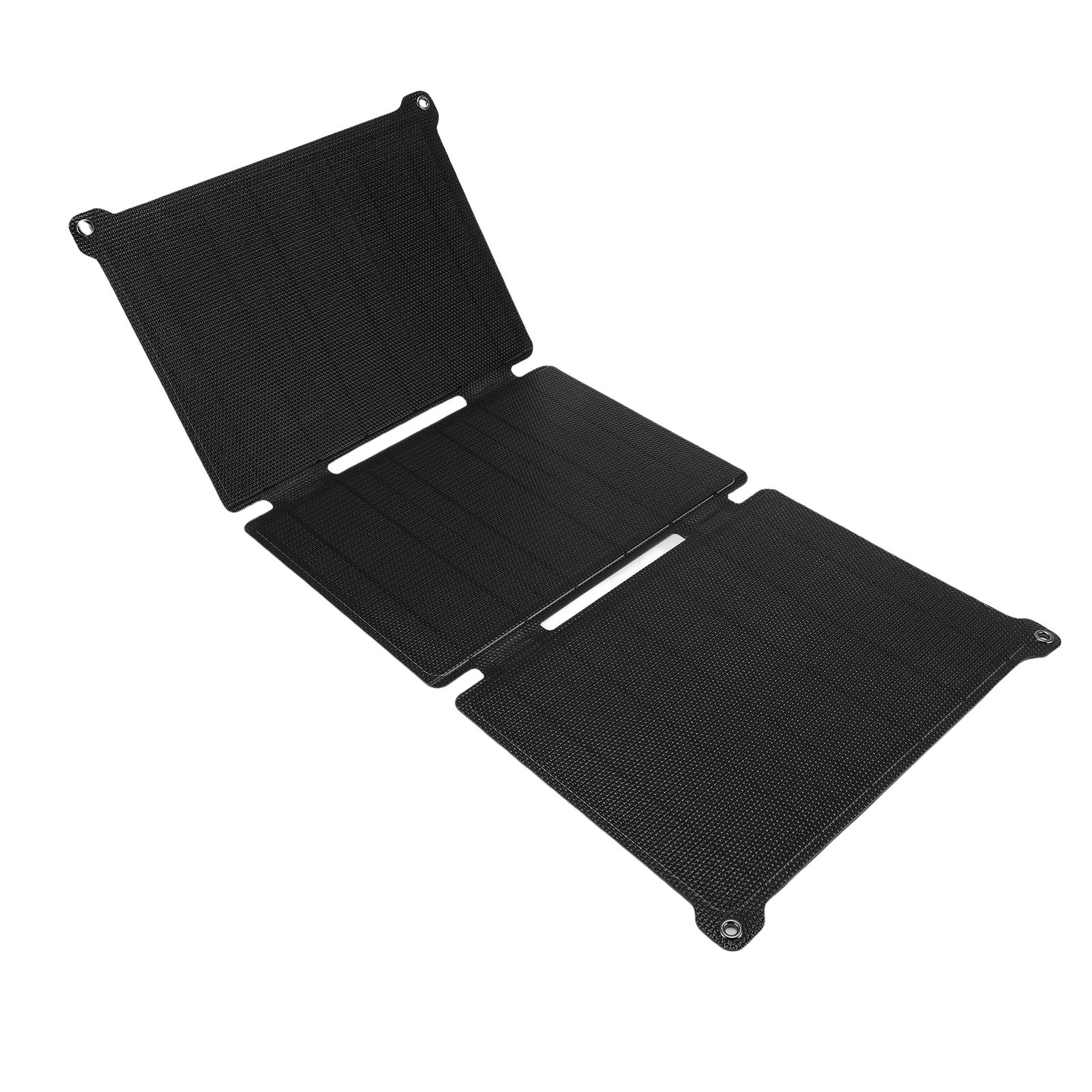 Solar Charger Foldable 30W Fast Charging ETFE Monocrystalline Silicone Solar Panel Charger for Outdoor