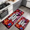 Grand Theft Auto2 Flannel Kitchen Mat Christmas Soft Area Rug Non Slip Floor Carpet Home Decoration