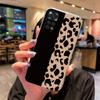 For Xiaomi Redmi Note 11 11S 12 Pro 12S Artistic Blue Marble Shockproof Fundas Silicone Soft Pink Leopard Print Phone Case Cover