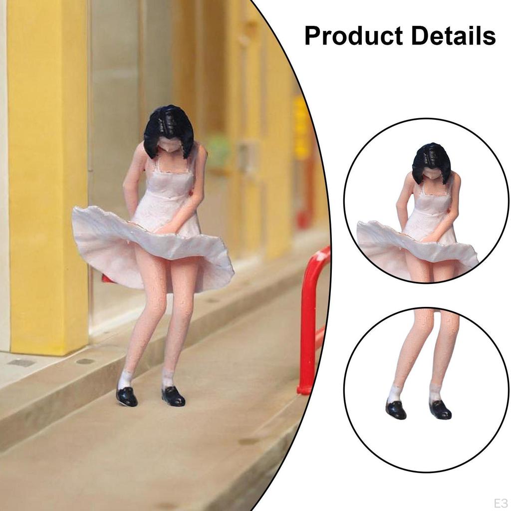 1/64 Diorama Figure People Model Collection Miniature Scene for Dollhouse Accessory