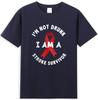 Im Not Drunk I Am A Stroke Survivor Funny Stroke Survivor Unisexs Tshirt