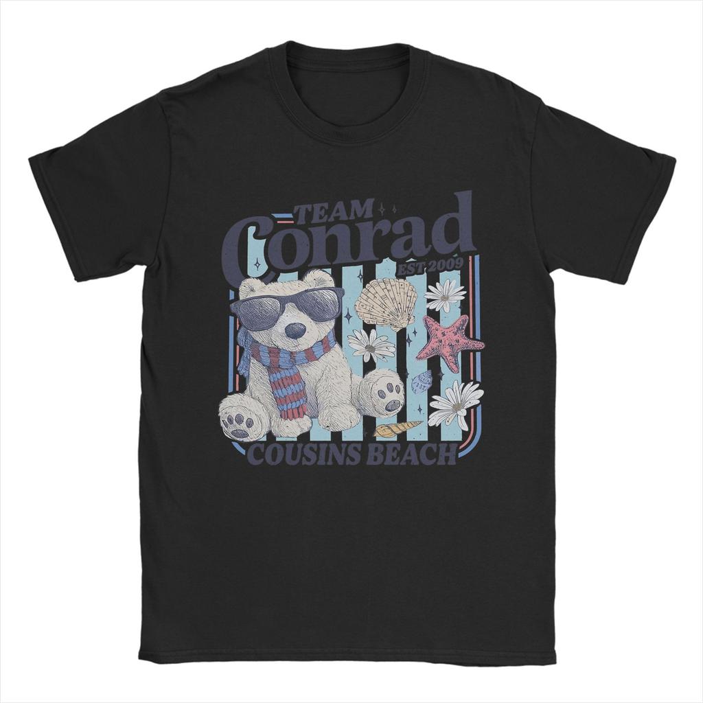 Conrad Fisher The Summer I Turned Pretty T-Shirt for Men  Leisure 100% Cotton Tee Shirt Round Neck Short Sleeve T Shirts