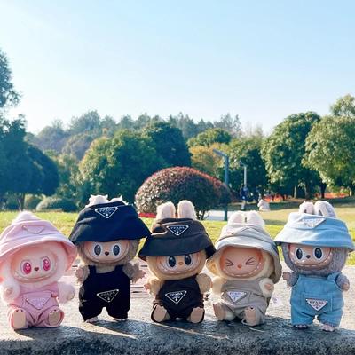 Nuevo pana Para Conjunto de Ropa de Muñeca Labubu Sombrero Ropa de 17 cm Zapatos Accesorios DIY para Muñeca Entrenamiento Sentado Juegos de Fiesta Juguetes Regalos