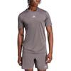 Adidas Logo Outdoor Casual Sports Crew Neck Pullover Short Sleeve T-Shirt Men Tops Gray IS3735