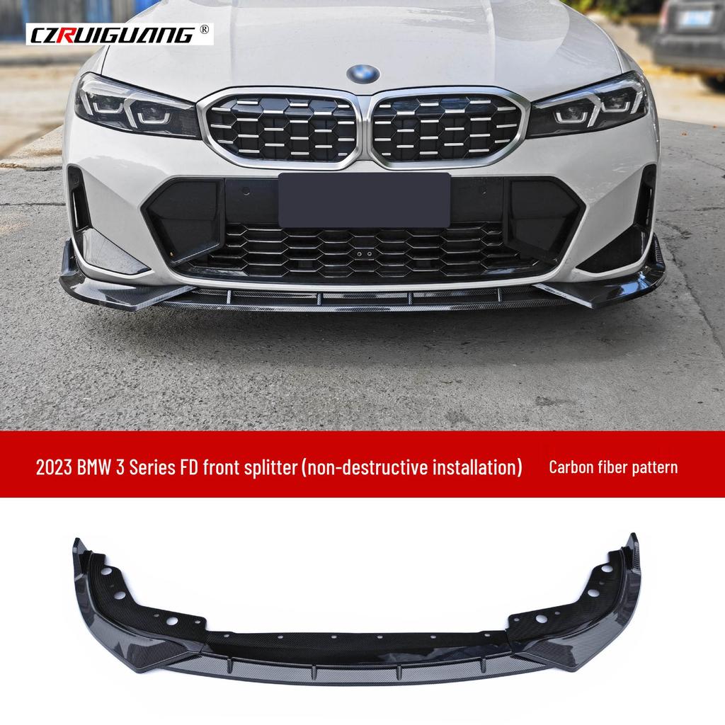 23 BMW 3 Series G20 No-Drill Front Splitter & Tail Wing Spoiler Kit