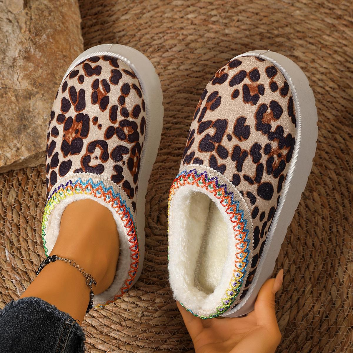 

Women Boots Boots Warm Thickened Fluff Shoes for Women Winter Comfortable Covered Half Slippers 2025 New Warm Thick Sole Boots 36