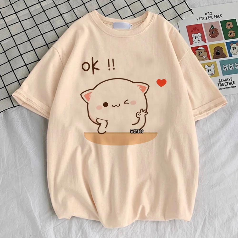 Bubu Dudu Potisk Tričko Teen Y2k Klasické Retro Oblečení Dámské Tričko Barevné Trendy Anime Punk Dámské Oblečení