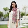 Lightweight Embroidered Floral Headwrap Breathable Long Lace Scarf Summer Hijab  Travel Photoshoot