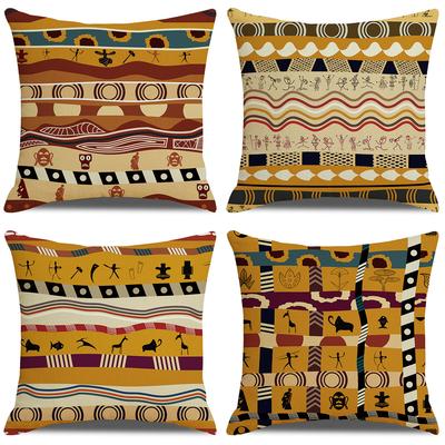 Style Ethnique Africain Impression Numérique Géométrique Coussin de Canapé de Bureau Coussin Nouveaux Produits pour la Maison