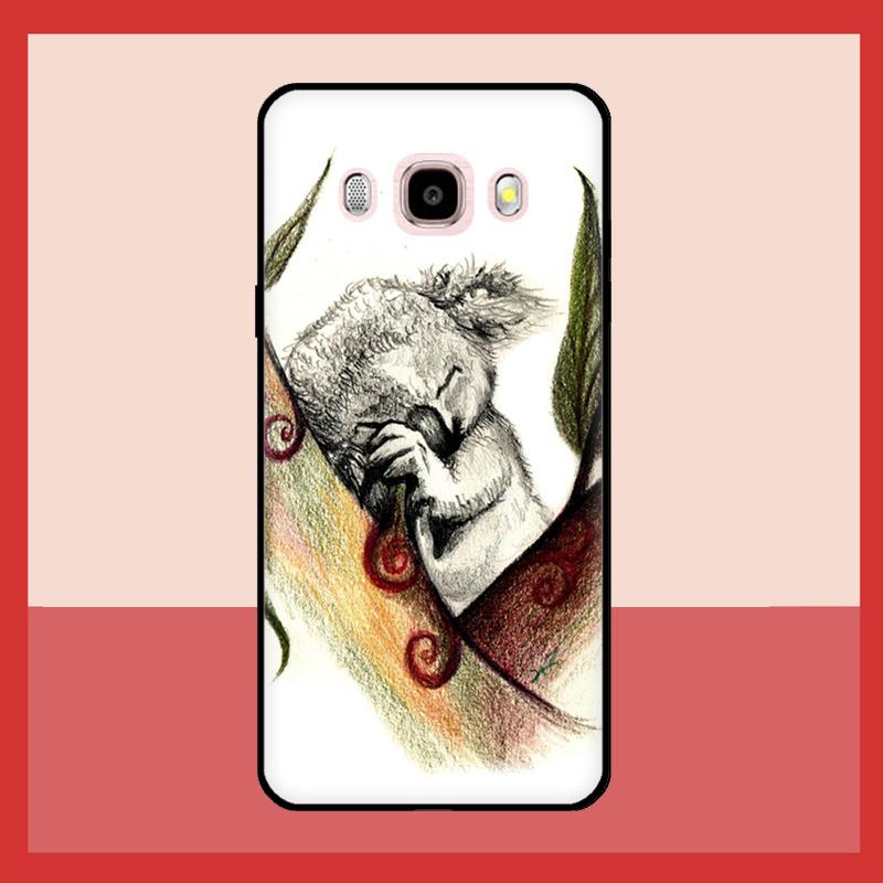 Cartoon Painting Animal Koala Case For Samsung Galaxy J6 J4 Plus A6 A7 A8 A9 J8 2018 J3 J5 J7 2017 J1 A3 A5 2016 Cover