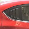 Pentru Mazda 3 Axela 2014-2018 mașina spate jaluzea fereastră laterală obturator capac Trim autocolant Vent Scoop ABS fibra de carbon negru accesorii