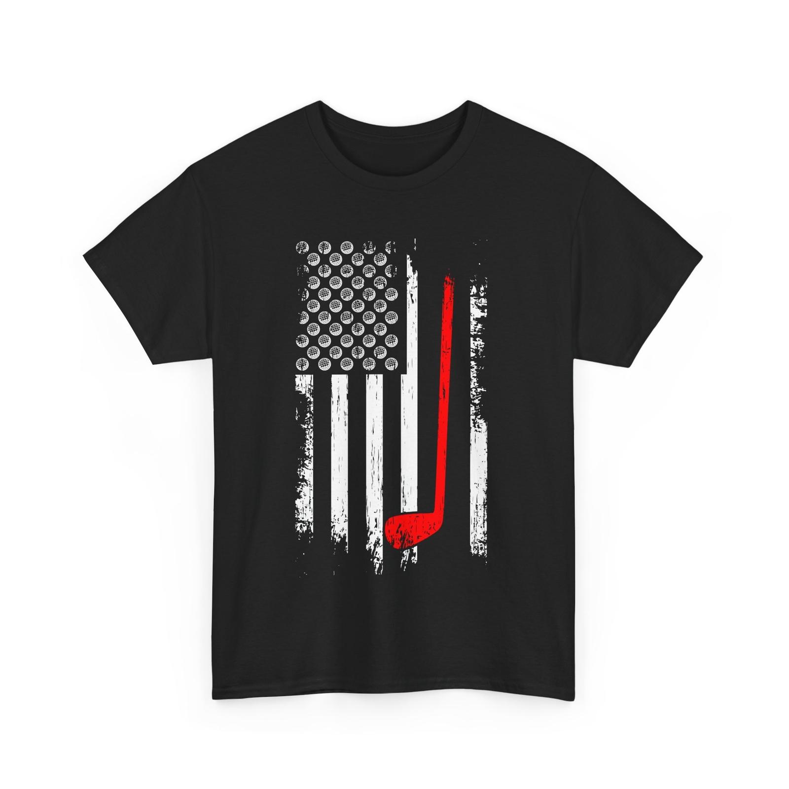 

Golf American Flag Golfing Sports Lovers Golfer Women Men Vintage Shirt S