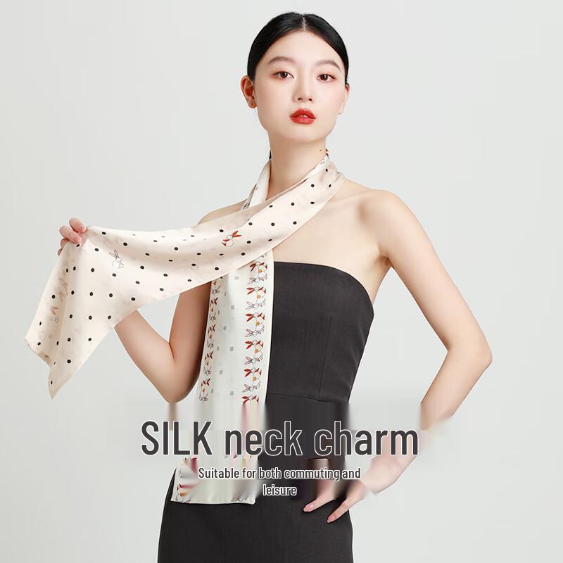 100% Mulberry Silk Versatile Long Scarf - Gift Box Edition