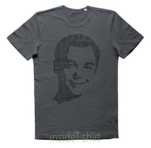 WRITTEN SHELDON COOPER T-SHIRT Big Bang Theory Jersey Nerd Bazinga T-SHIRT MAN XL