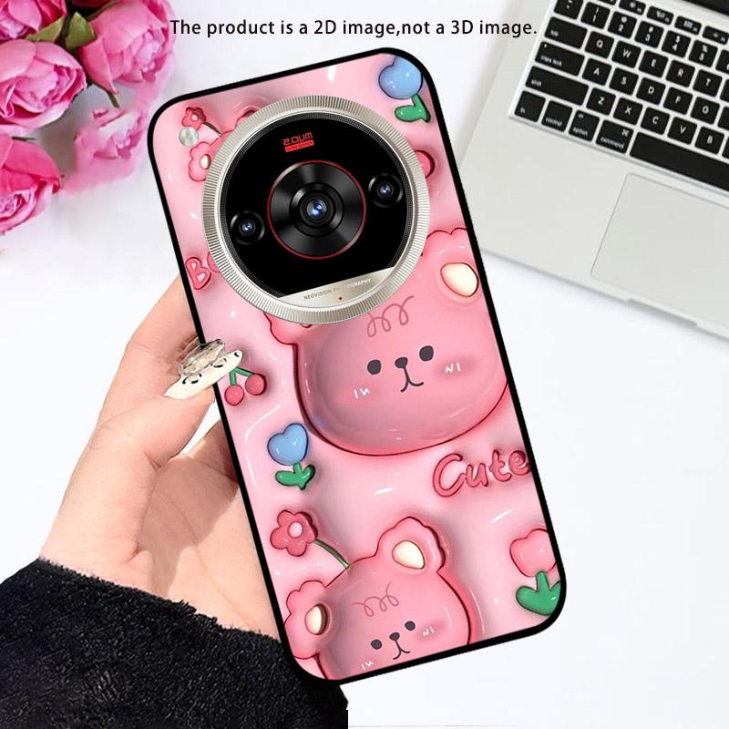 Etui na Nubia Focus 2 Ultra Z2463N 6.8" Miękki Silikon TPU Pokrowiec na Telefon dla ZTE Nubia Focus2 Ultra 5G Odporna na Wstrząsy Obudowa Focus2Ultra