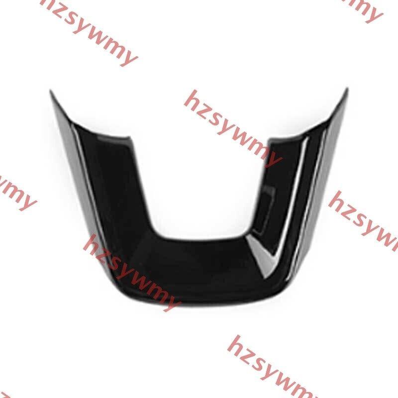 For Honda Civic 2022-2024 ABS Gloss Black Steering Wheel Lip Sheet Cover Trim