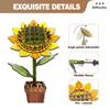 Wacocetoy Cross-Border 3D Sunflower Puzzle Wooden Diy Coloring Toy 2-In-1 Set Three-Dimensional Puzzle