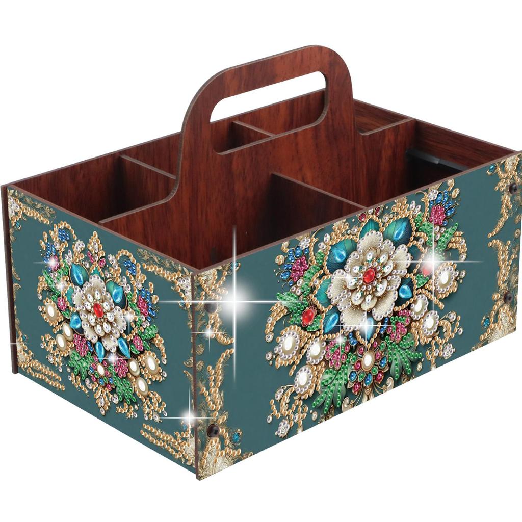 DIY Diamond Painting Storage Box Diamond Painting Kit Diamond Art Painting Storage Box Kit Desktop Art Decoration Gift