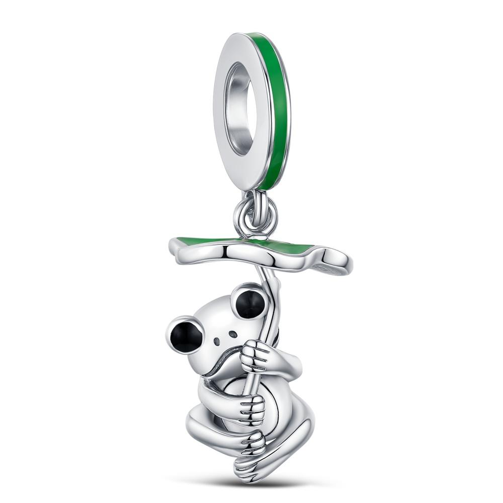 925 Silver Animal Charm Cartoon Cute gecko octopus Bead Fit Bracelet Diy For Women Original Dangle Pendant Mother's Day Gift