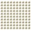 100 Pcs Spring Hinge Sturdy Iron Self Closing Spring Loaded Hinge for Glasses Case Jewelry Box